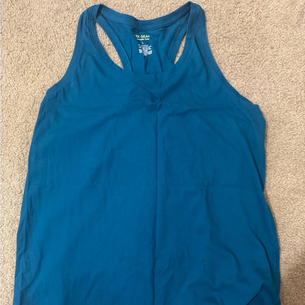 Tek Gear Blue Sleeveless Tank Top